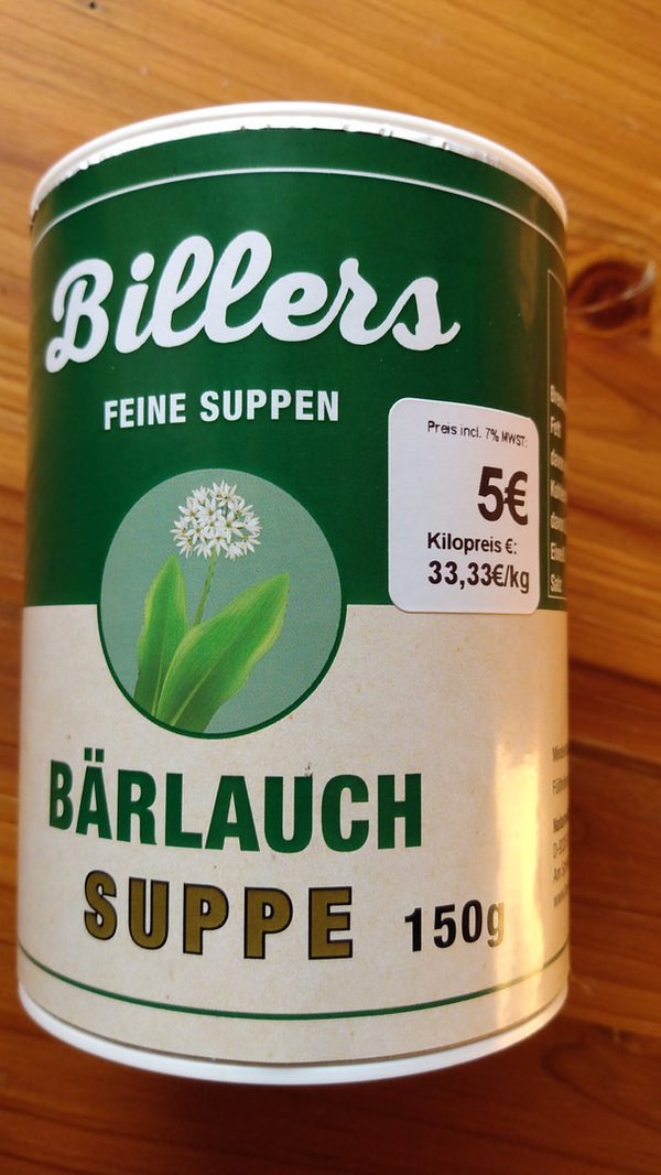 150g Billers Bärlauch Suppe